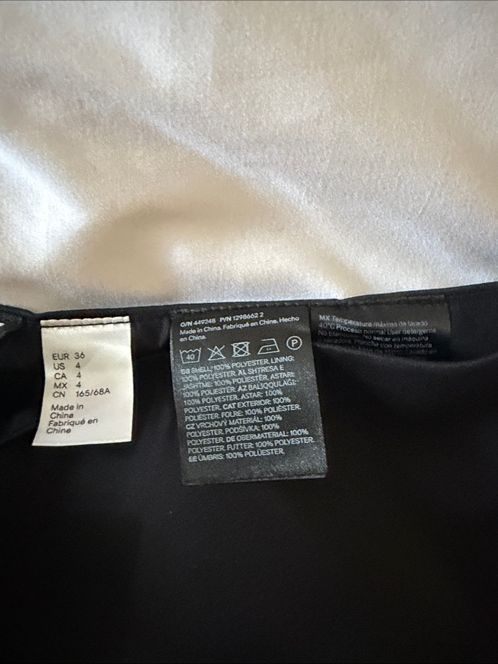 H&M Black Ruffle Mini Skirt - Picture 3 of 4